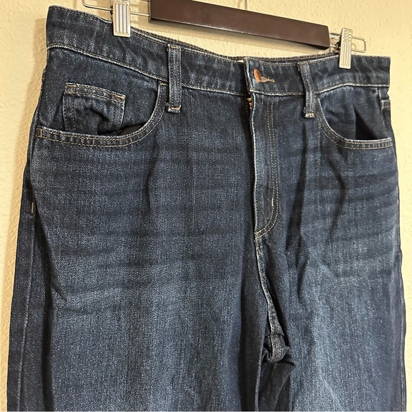 Universal Thread high-rise wide leg dark blue jeans 10S - Picture 3 of 7